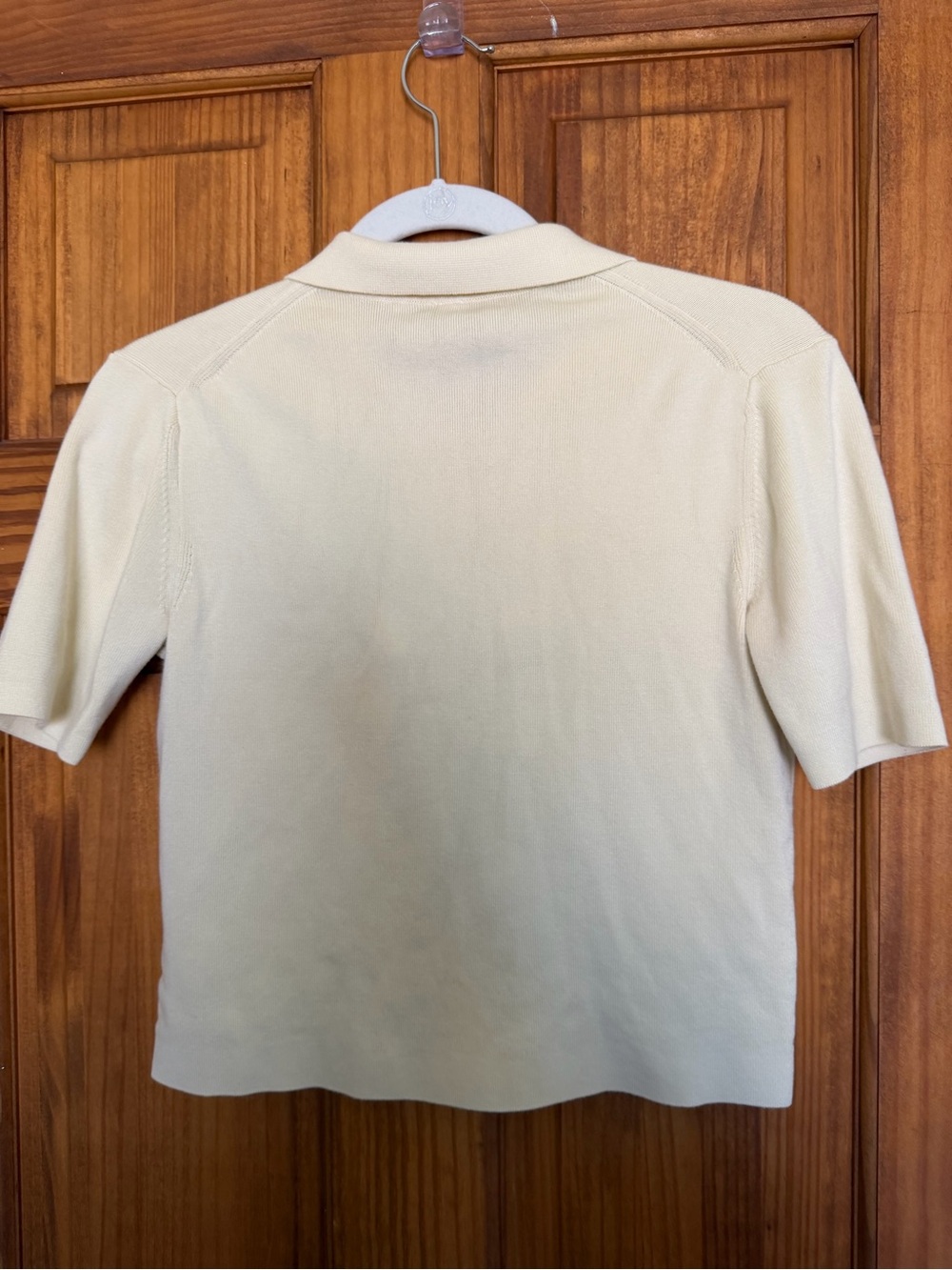 Uniqlo P Yellow Polo-Knit Short Sleeve Top - Picture 3 of 9